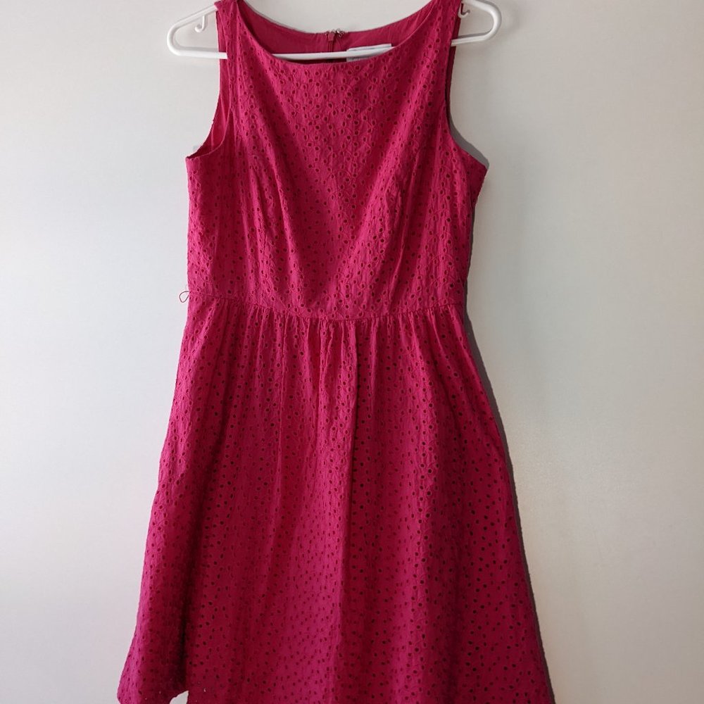Jessica Simpson Sleeveless Eyelet Dress Pink Size 6